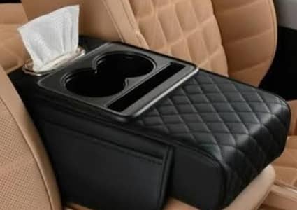 multifunctional armrest box with tissue box