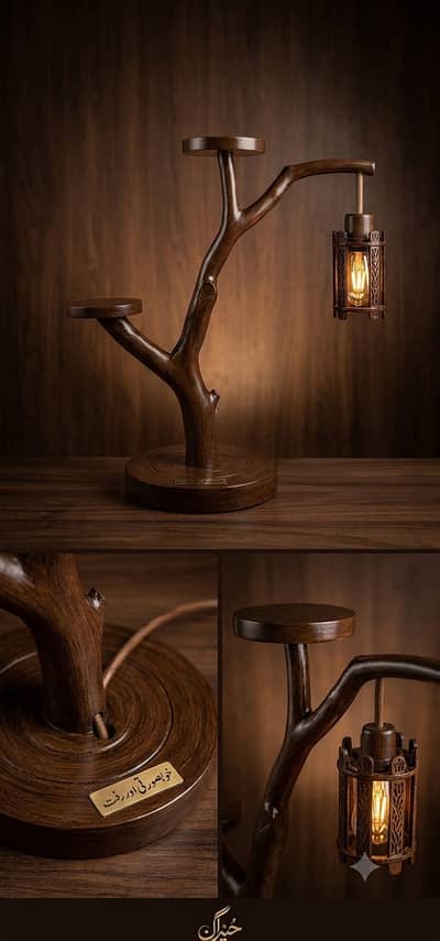 Handmade wood lump total hande made