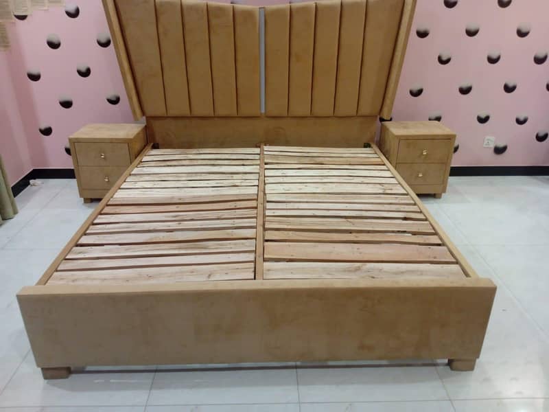 Bed with side Table 2