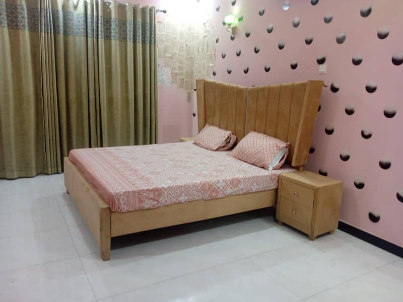 Bed with side Table 3