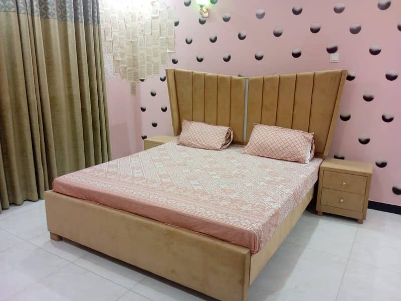 Bed with side Table 4