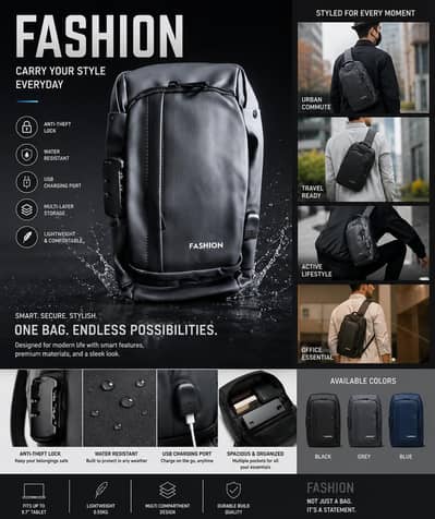 new style body bag for travling and gym purposs with hidden pocket