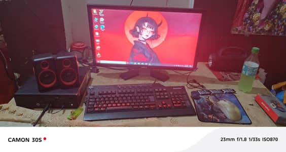 mini pc i5 4gen 8gb ram 1tb hard 128gb ssd 23inch led gta5 install