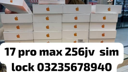 Iphone 17 pro max 256 jv orange new box good price