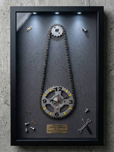 Handmade Wall clock 001 home decor piece