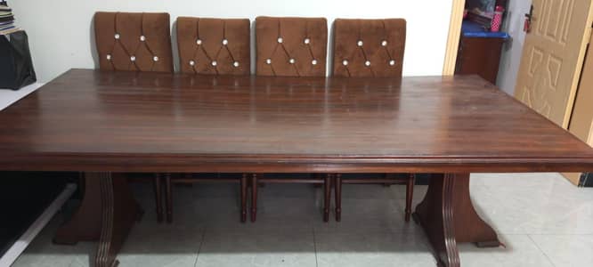 pure wood dining table