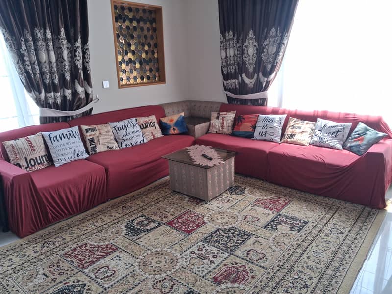 L shape sofa 0