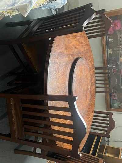 dinning table with 6 chairs