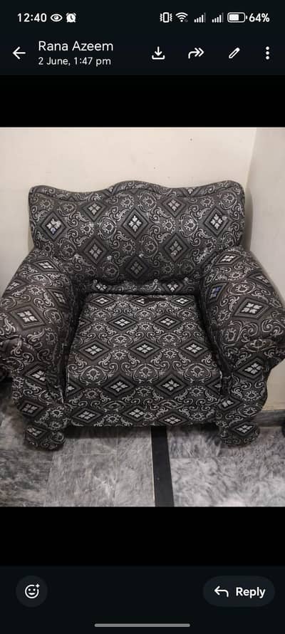 6seater sofa set Good condition