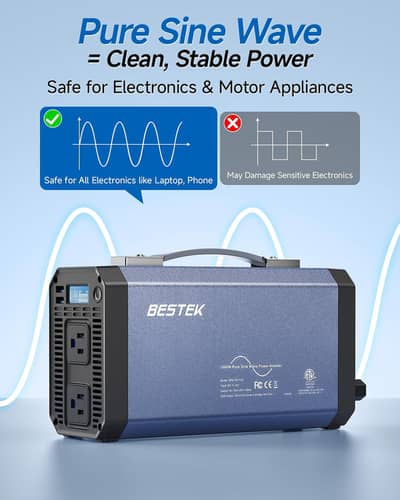 Best Camping Inverter BESTEK 1000 WATT PURE Sine wave from Australia