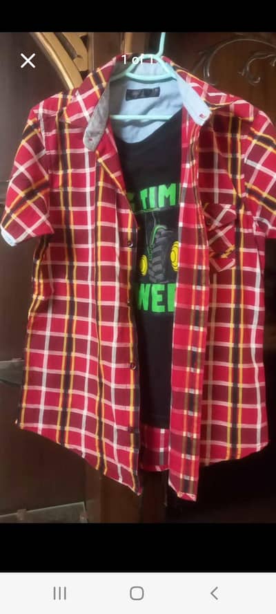 Double shirt for kids