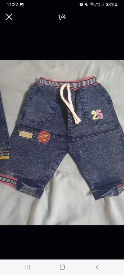 These Miniminor Branded Suit (pants +Shirt) designed for one year baby