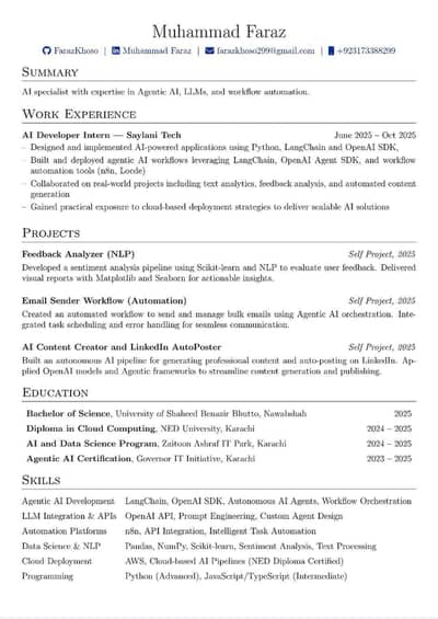 Agentic AI engineer