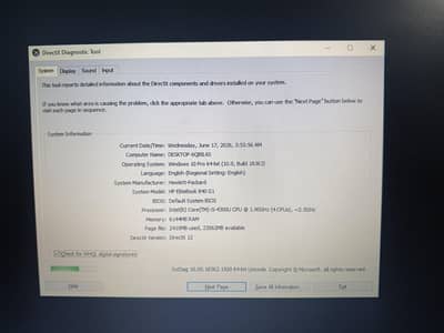 hp laptop 6gb