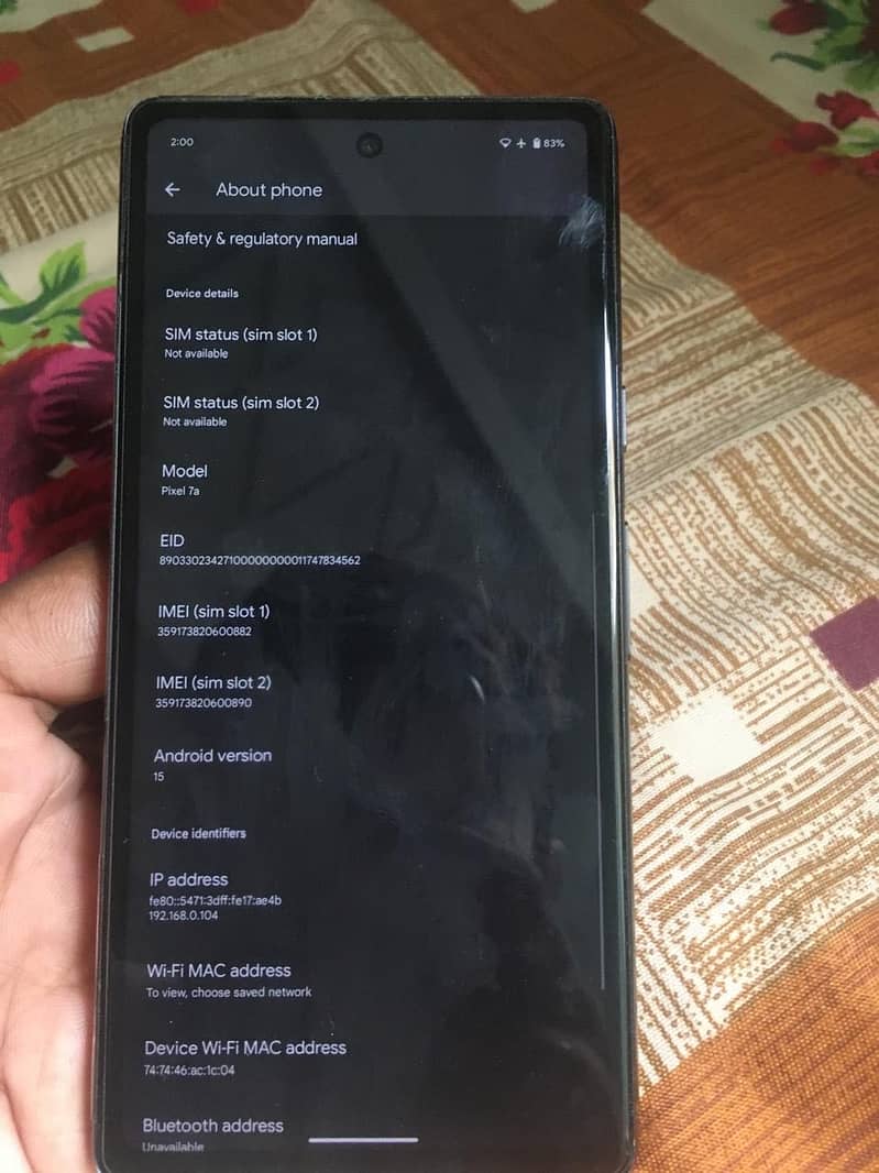 Google Pixel 7a 1
