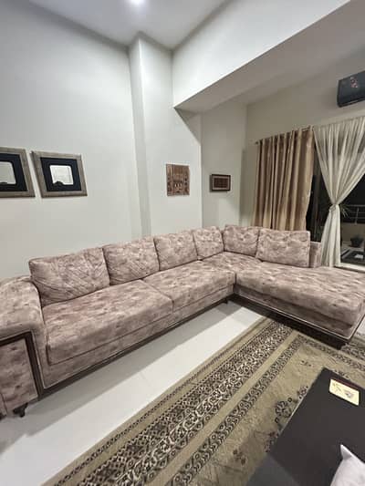 L shaped sofa set