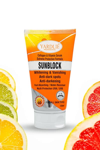 Yardley London SPF 60 Sunblock | Original Sunscreen | UV Protection |