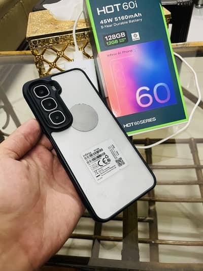 Infinix hot60 i 10/10 with box and original charger