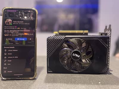 Palit RTX 3050 6gb DDR6 Single fan Pinless Graphics card