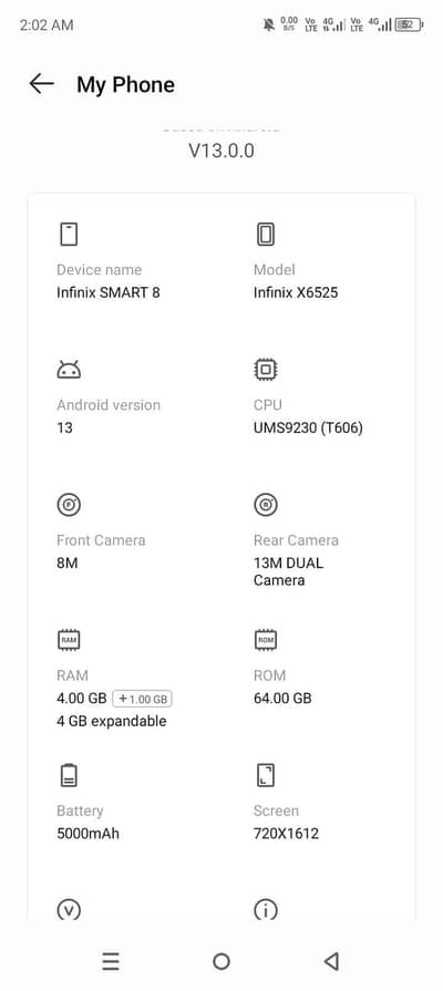 Infinix Smart 8