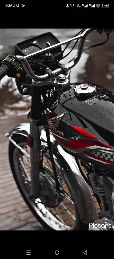 Honda cg 125 black lover's
