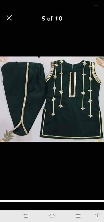 hand made stitching dress baby girls
