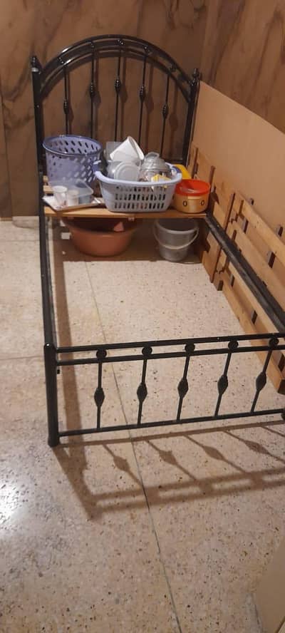 Iron Single Large Bed