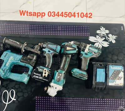 Makita 18v cordless drill combo set ( used)