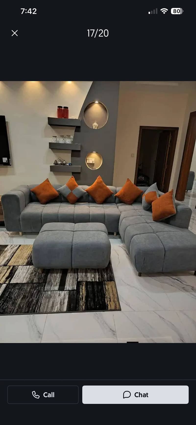 L-shaped sofa 4