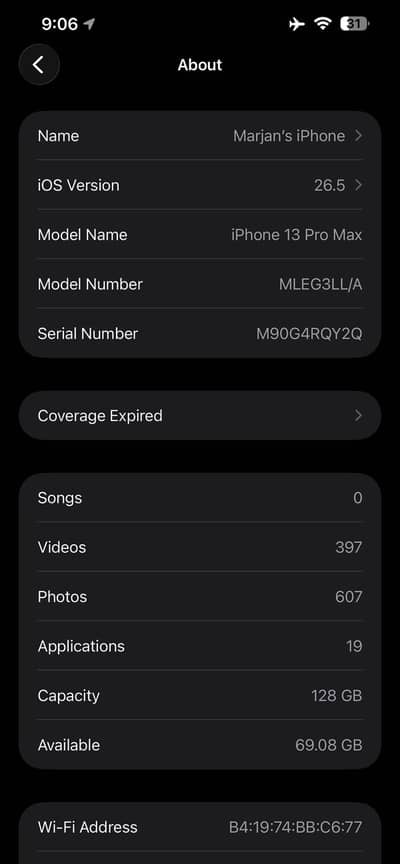 Apple iPhone 13 Pro Max JV