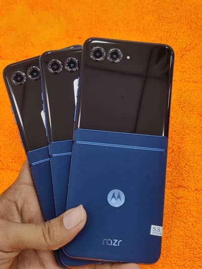 Moto RAZR 2025 Non PTA Lock 8+16/256 leather Blue