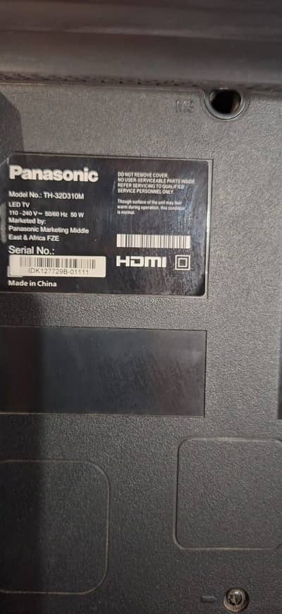 Panasonic 32 Inch LED/LCD Smart TV – Good Condition (TH-32D310M)