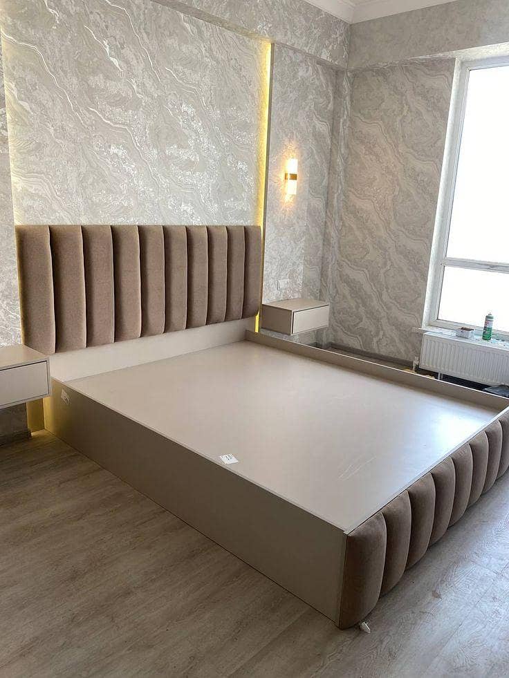 Bed with two side table 1