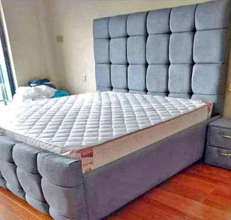 Bed with two side table 7