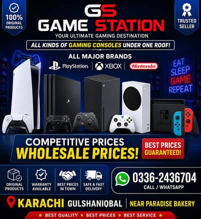 All Gaming Consoles in Wholesale Prices /PS5/PS4/PS3/XBOX/ SERIES S/X