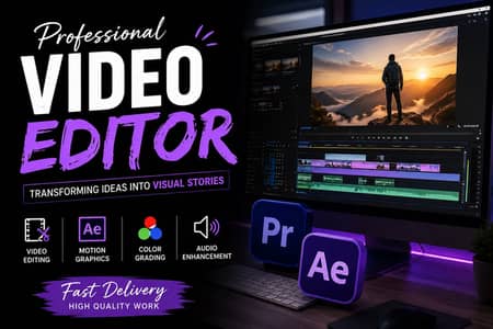 Professional Video Editor | Adobe Premiere Pro & After Effects Expert