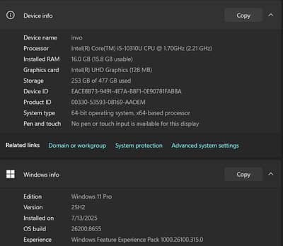 Lenovo ThinkPad — Intel Core i5 8th Gen | 32/512 2GB