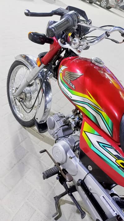 Honda CD70 2023 model Karachi num 1st owner Genuine condition
