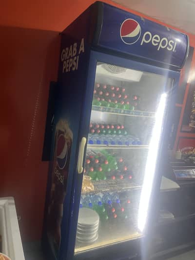 Urgent Sale - Pepsi Glass Door Display Chiller | 100% Cooling