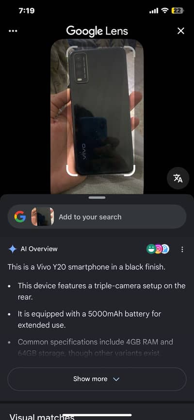 Vivo Y20