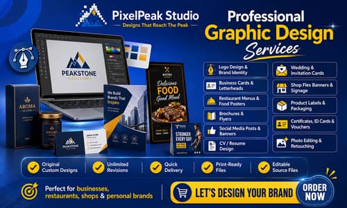 Graphics Design, Logo design , Business Cards, Menus,Poster,Flyers, C