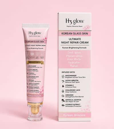 H3 Glow Ultimate Night Repair cream
