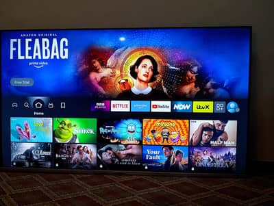 Smart led 60 inch Android UHD TV with fire stick 4k max iptv
