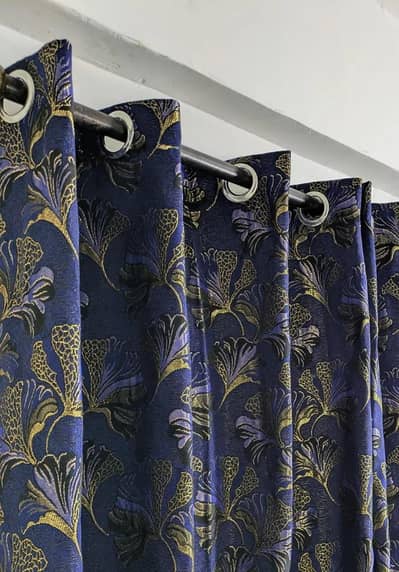 IMPORTANT JACQUARD Curtains All Colours Available Free Home Delivery