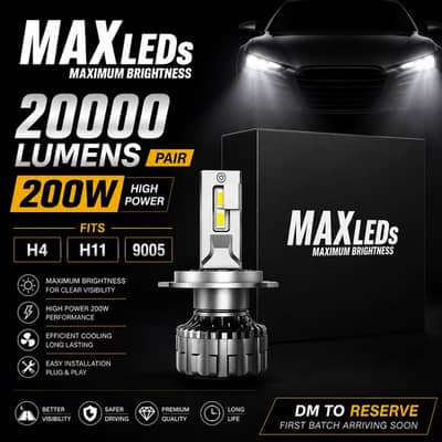 MAX LEDs 200w led lights
