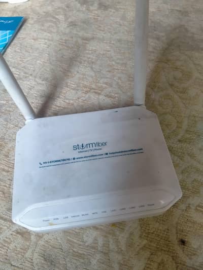 storm fiber router for sale in good condition