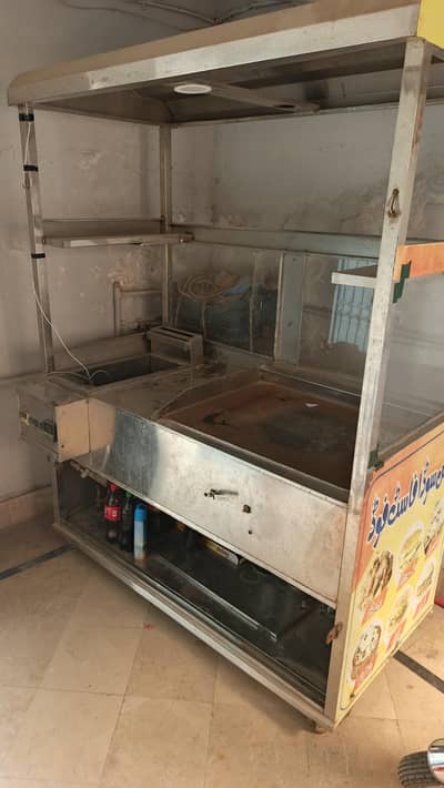 Fryer & Hot plate counter