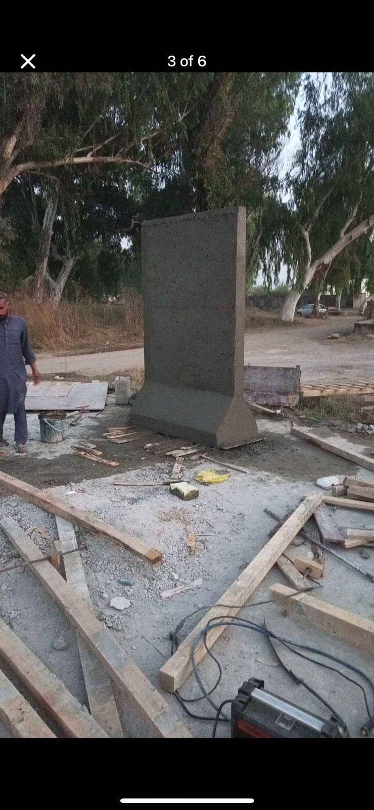 precast security panel 10