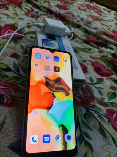 Redmi 10a 3/64 with box chrger add red