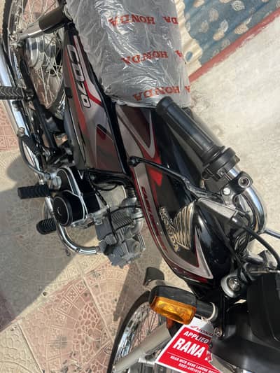 Honda cd-70 2025 Punjab Registered Like New